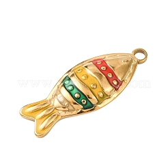 Подвески из нержавеющей стали 304 с эмалью&nbsp;STAS-K305-13G