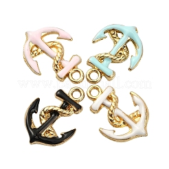 40шт 4 цвета эмалевые подвески&nbsp;ENAM-CJ0002-31