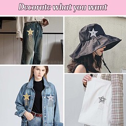 5 шт. тканевая звезда&nbsp;PATC-CY0001-08C