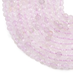 Ограненные круглые нити из натурального лавандового аметиста&nbsp;G-K373-B09-01