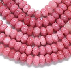 Натуральный Malaysia нефритовые бусы пряди&nbsp;G-B165-G01-5x8mm-21