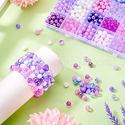 Непрозрачные акриловые бусины&nbsp;SACR-TA0001-45B