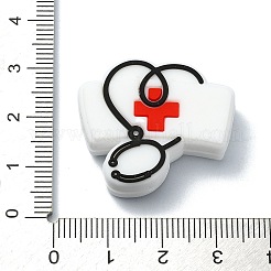 Тема медицинского лечения стетоскоп силиконовые бусины&nbsp;SIL-G010-02B