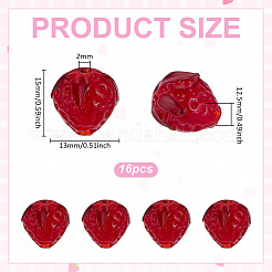 16шт бусины лэмпворк ручной работы&nbsp;LAMP-PH0001-47