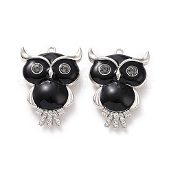 Кулон из сплава эмали с кристаллами горного хрусталя&nbsp;FIND-H041-19P