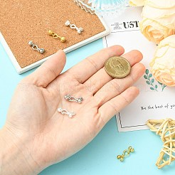 6 шт. 3-х цветные застежки-крючки из цинкового сплава&nbsp;FIND-CJ0005-10