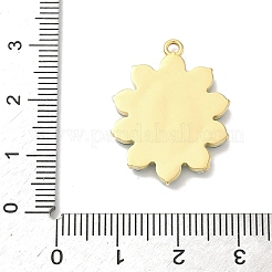 Эмаль из нержавеющей стали 304 с подвесками из хрустальных страз&nbsp;STAS-G371-03G-02