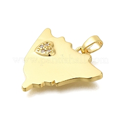 Стойки обшивки латунь микро проложить Циркон подвеску&nbsp;KK-M079-19G