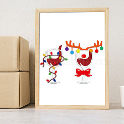 Рождественская тема трафареты для резки углеродистой стали&nbsp;DIY-WH0309-1182