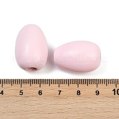 Спрей окрашены деревянные европейские бусины&nbsp;WOOD-F017-10A