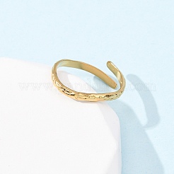 Кольца-манжеты из нержавеющей стали 304 для женщин&nbsp;RJEW-K309-12G