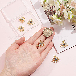 Латунные микро проложить кубического циркония подвески&nbsp;KK-BC0008-93