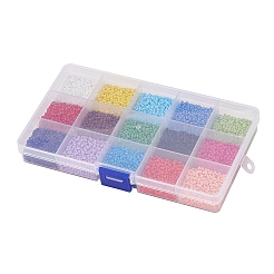 195 г 15-х цветных стеклянных бусин&nbsp;SEED-YW0001-11A