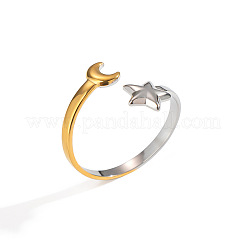 Регулируемые манжеты из нержавеющей стали 304 с открытыми кольцами для женщин&nbsp;CK6350