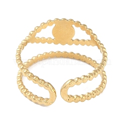 Кольца-манжеты из нержавеющей стали 304 с ионным покрытием (IP)&nbsp;RJEW-L107-054G-01