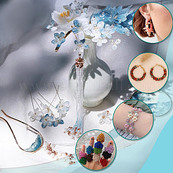 6870 шт. 15 вида прозрачных стеклянных бусин&nbsp;SEED-PH0001-79