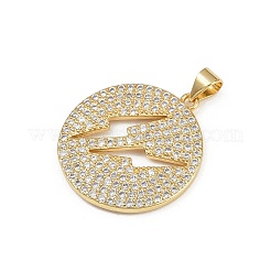 Латунные микро проложить кубического циркония подвески&nbsp;KK-S528-03G