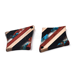 Подвески из смолы и ореха&nbsp;RESI-N039-21