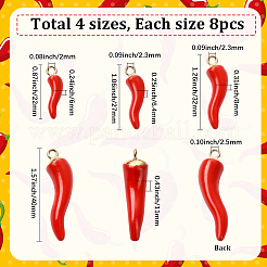 32шт 4 стиля подвески из сплава с эмалью&nbsp;FIND-SC0018-16