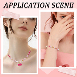 500 шт. 5-х цветные прозрачные акриловые бусины ко Дню святого Валентина&nbsp;MACR-SP0001-29B