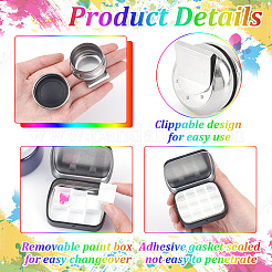 2 набор железных баночек для хранения акварельных красок и лака для ногтей&nbsp;MRMJ-BC0003-46