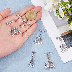 6 шт. 3 стиля трубчатых многожильных звеньев из нержавеющей стали марки 304&nbsp;FIND-HS00003