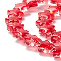 Прозрачный стеклянный бисер нить&nbsp;GLAA-K057-01D