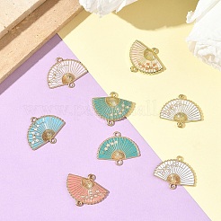 8 шт. 8-х стилевых эмалевых соединительных звеньев из сплава&nbsp;ENAM-YW0006-72