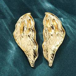 Латунь серьги&nbsp;EJEW-Q015-19G