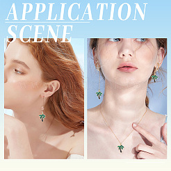 Кулоны с эмалью из латуни&nbsp;KK-BBC0020-19