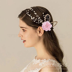 30 шт. полиэстер и пластик искусственный жемчуг и стразы цветочные украшения аксессуары&nbsp;DIY-SP0006-06D