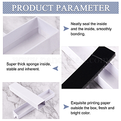 Картонные коробки ящика ожерелья&nbsp;CBOX-WH0006-06B