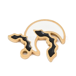 Эмалевые подвески из нержавеющей стали 304 на Хэллоуин&nbsp;LS-FIND-I068-01G-01