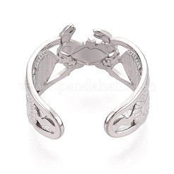 Кольца-манжеты из нержавеющей стали 304 для женщин&nbsp;RJEW-N052-17P