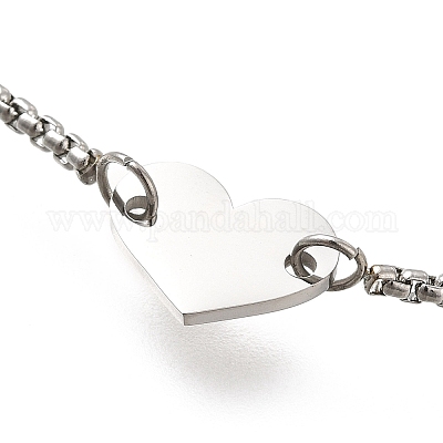 Браслеты-слайдеры из не тускнеющей нержавеющей стали 304 BJEW-M233-06P-1