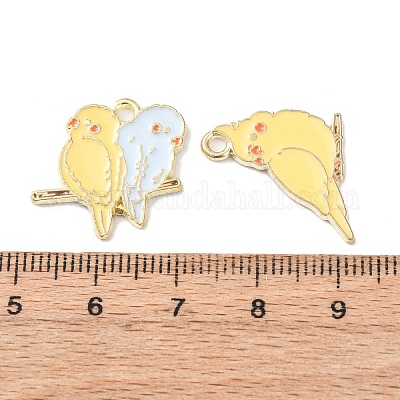 Подвески из эмали и сплава&nbsp;FIND-H062-02G-1