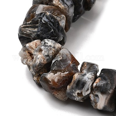 Природные агата самородки постепенные бисер пряди&nbsp;G-H001-50-1