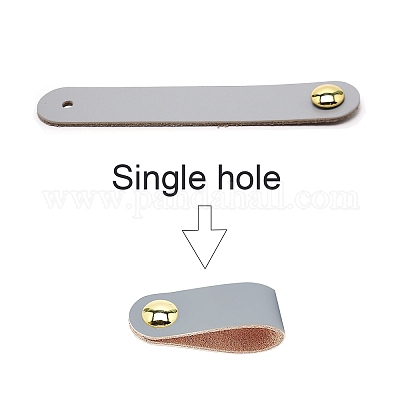 Кожаная ручка&nbsp;LS-DIY-WH0182-19E-1