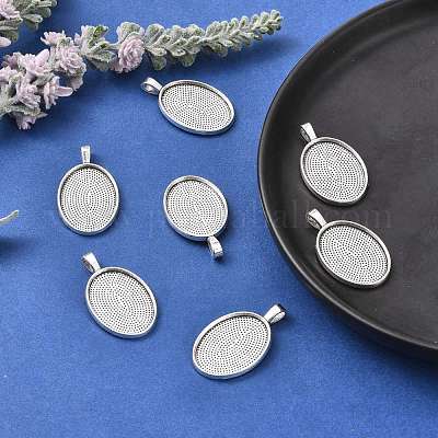 Сеттинги для кулона(кабошонов)&nbsp;X-PALLOY-E436-88AS-1