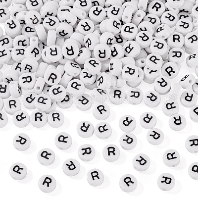 500шт акриловые бусины&nbsp;SACR-TA0001-55R-1