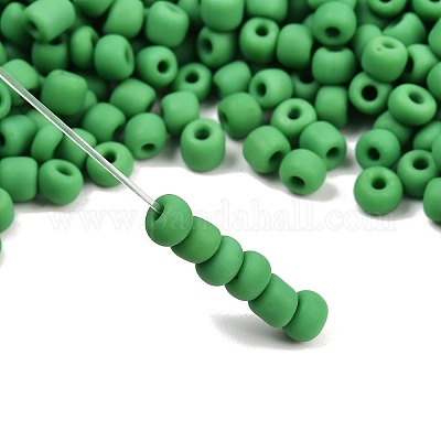 Матовые непрозрачные стеклянные бусины 6/0 шт.&nbsp;SEED-R029-4mm-A10-1