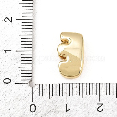 Латунные бусины&nbsp;KK-B167-27G-E-1