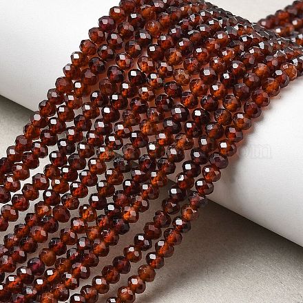 Гранат природный бисер нитей G-D347-B09-1