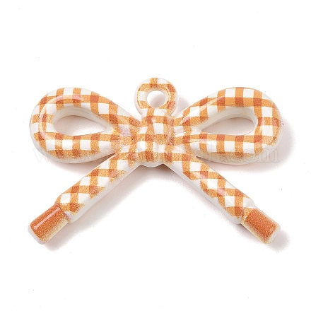 Непрозрачные печатные акриловые подвески&nbsp;MACR-I040-01E-1