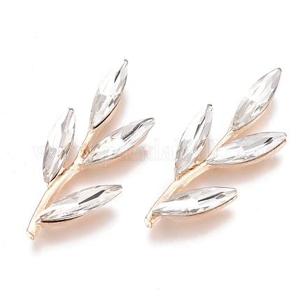 Литые стеклянные стразы кабошоны PALLOY-P183-01KCG-1