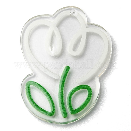 Прозрачные акриловые подвески&nbsp;MACR-Q160-02D-1