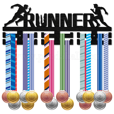 Вешалка для медалей из модного дерева ODIS-WH0041-121-1