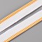 Flat Cotton Book Headbands, with Knitted Strip and Spool, for Book Binding Decorations, Orange, 13x1mm, about 109.36 Yards(100m)/Roll
