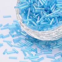 Прозрачные цвета радуги стекло стеклярусом&nbsp;TSDB6MM163