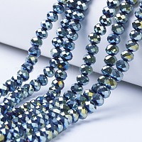 Гальванизируйте прозрачное стекло бисер нитей&nbsp;EGLA-A034-T8mm-UA09